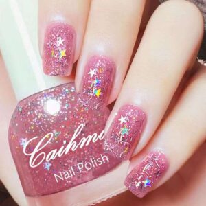 Glitter nail gel polish
